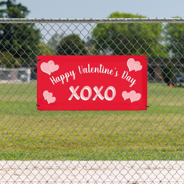 Banderoles Personalized XOXO Valentine’s Day (Insitu)