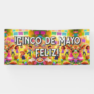 Banderoles Personnalisable ! Cinco de Mayo Fleliz !