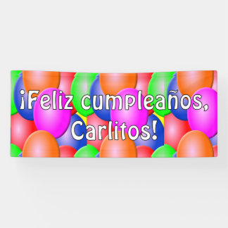 Banderoles Personnalisable ! Feliz cumpleaños !