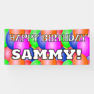 Banderoles Personnalisable HAPPY BANTHDAY avec nom