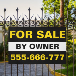 Banderoles Personnalisé À Vendre Par Propriétaire Immobilier