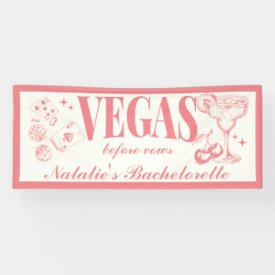 Banderoles Personnalisé Las Vegas Bachelorette Party