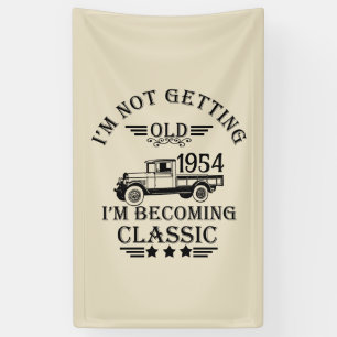 Banderoles Personnalisé vintage 70e anniversaire hommes cadea