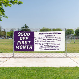 Banderoles Personnaliser Appartements à Louer en Détail 500 $