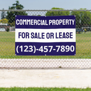 Banderoles Personnaliser Biens Commerciaux À Vendre Ou À Loue