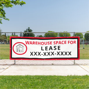 Banderoles Personnaliser Espace entrepôt pour clôture de loca