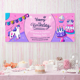 Banderoles Personnaliser la célébration d'anniversaire d'une