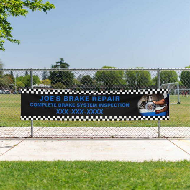 Banderoles Personnaliser la réparation automatique des freins (En situation)