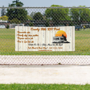 Banderoles Personnaliser le site de camping de parc de VR aut