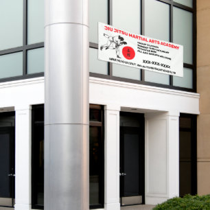 Banderoles Personnaliser l'entreprise d'école d'arts martiaux