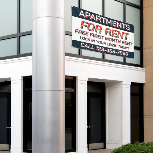 Banderoles Personnaliser les appartements à louer ou en locat (Bâtiment extérieur)
