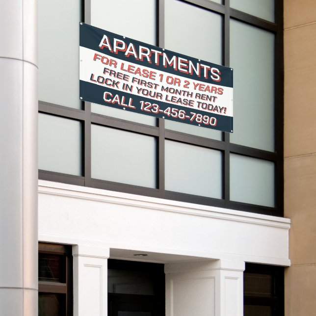 Banderoles Personnaliser les appartements à louer ou en locat (Bâtiment extérieur)
