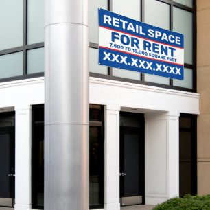 Banderoles Personnaliser L'Espace De Détail Pour Le Carré De 