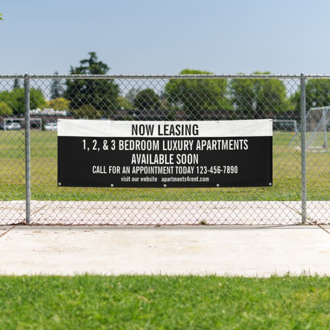 Banderoles Personnaliser Maintenant Location Appartements À L (En situation)