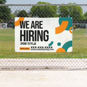 Banderoles Personnaliser Nous recrutons Titre du poste Coordo