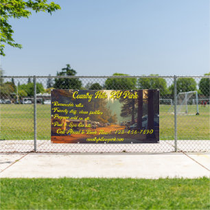 Banderoles Personnaliser RV Park Camping Autoroute