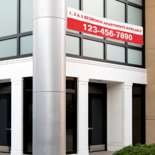 Banderoles Personnaliser un complexe d'appartements grands et