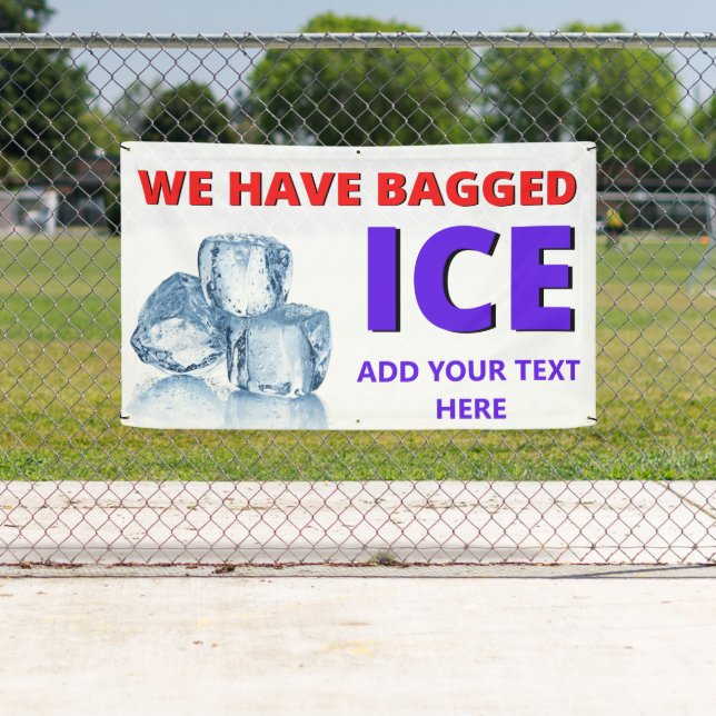 Banderoles Personnalisez le magasin de commodité que nous avo (En situation)