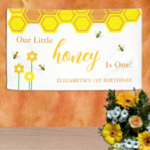 Petit anniversaire de abeille de miel
