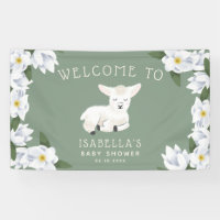 Petit Baby shower d'agneau Accueil Floral