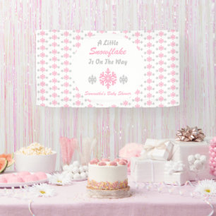 Banderoles Petit Flocon Sur Le Chemin