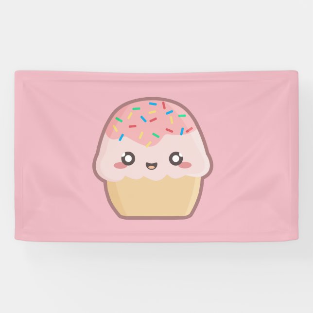 Banderoles Petit gâteau de Kawaii (Horizontal)