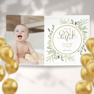 Banderoles Petit Monsieur ONEderful Garçon Mignon Photo de pr