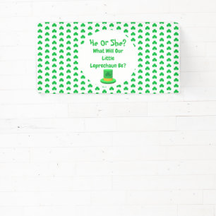 Banderoles Petite révélation de genre Leprechaun