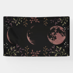Banderoles Phases de lune foncée