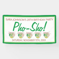 Pho Sho ! Soupe vietnamienne Amusante fête d'anniv
