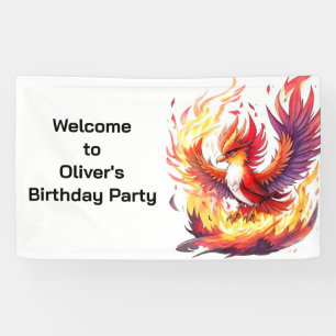 Banderoles Phoenix Fire Bird Anniversaire