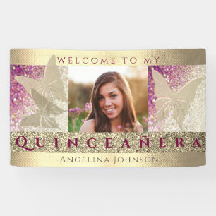 Banderoles Photo Anniversaire Quinceanera