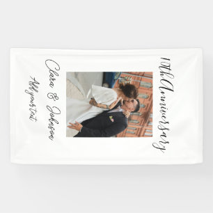 Banderoles photo de 10 ans de mariage couple Romanti