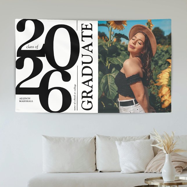 Banderoles Photo de remise des diplômes de la promotion de 20 (Créateur téléchargé)