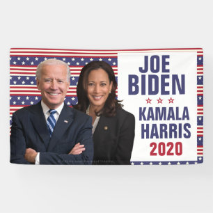 Banderoles Photo du Président américain Joe Biden Kamala Harr
