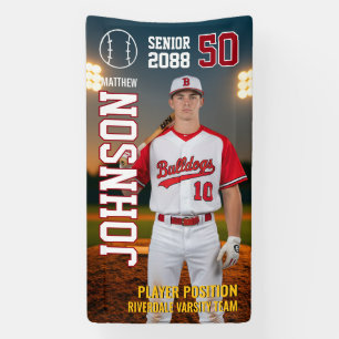 Banderoles Photo personnalisée d'équipe de baseball pour la s