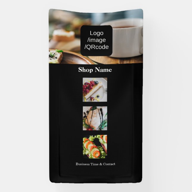 Banderoles Photo simple moderne (Verticale)