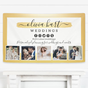 Banderoles Photographe minimaliste Or Styliste Marketing