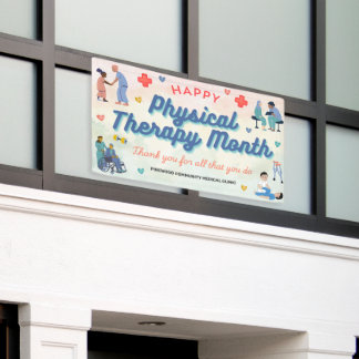 Banderoles Physical Therapy Month Banner