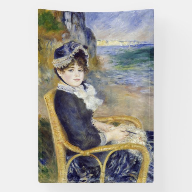 Banderoles Pierre-Auguste Renoir - En bord de mer (Verticale)