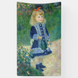 Banderoles Pierre-Auguste Renoir - Une fille avec une canne d