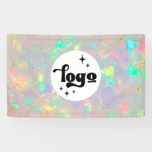 Banderoles pierre cristal opale