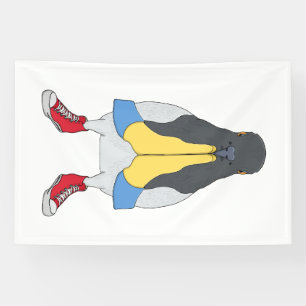 Banderoles Pigeon avec chaussures