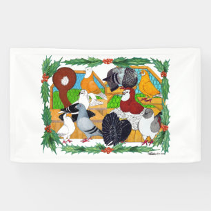 Banderoles Pigeons de Christmas