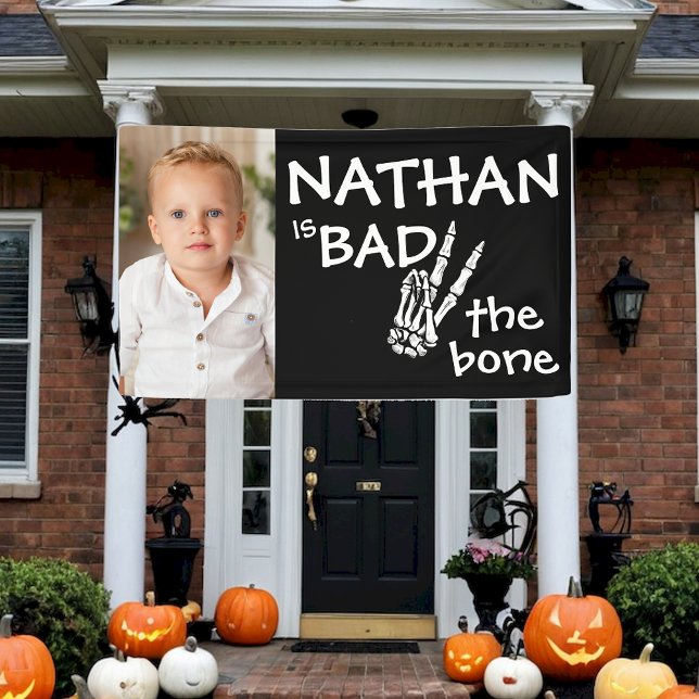 Banderoles Pink Bad Two The Bone Halloween 2e anniversaire Ph (Créateur téléchargé)