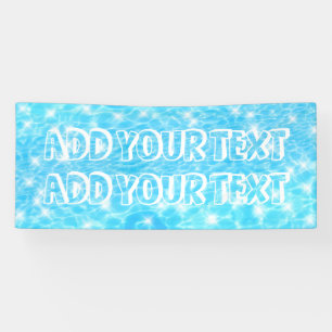 Banderoles Piscine fête d'été Plage fête tropicale