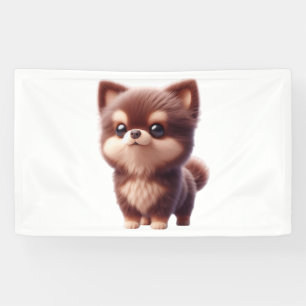 Banderoles Pitbull Bouledogue Mignon avec Bandana Amoureux de