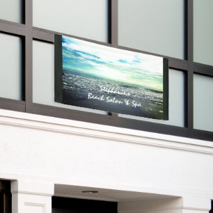 Banderoles Plage Océan Artistique Élégant Tropical Salon Spa