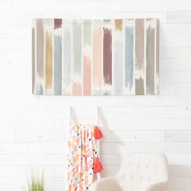 Banderoles Pluie de couleurs (En situation)