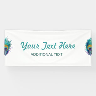 Banderoles Plume de paon